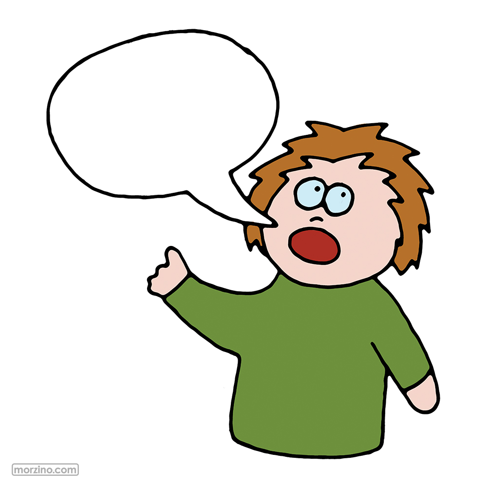 Bildwörterbuch: Ich sage