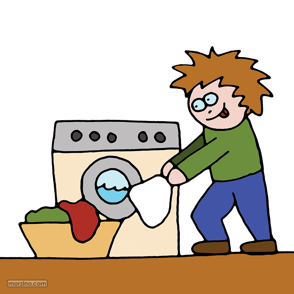 Bildwierderbuch: Ech maachen d'Wäsch