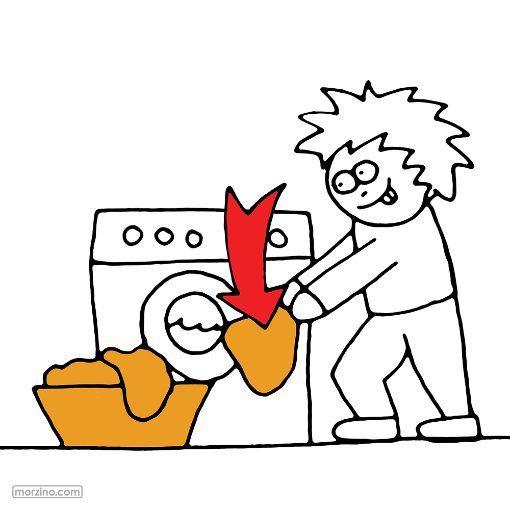 Bildwörterbuch: Wäsche