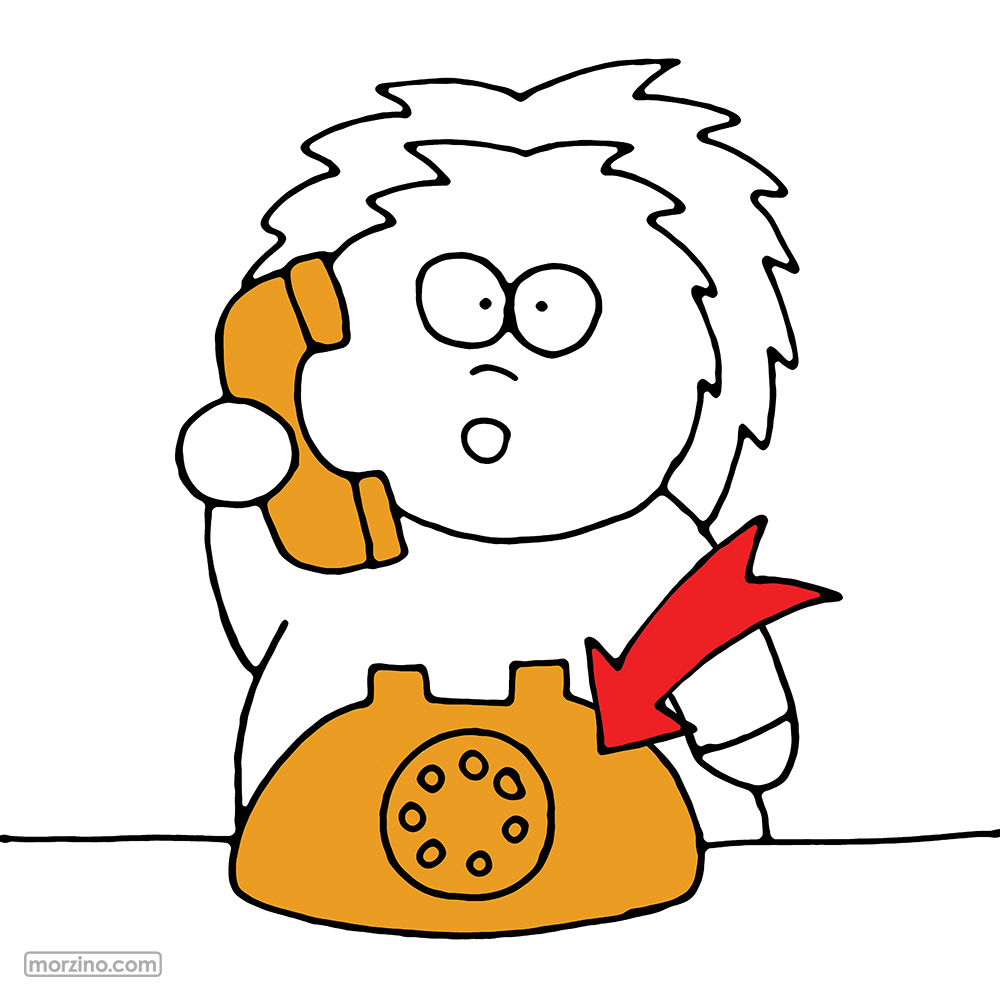 Bildwörterbuch: Telefon