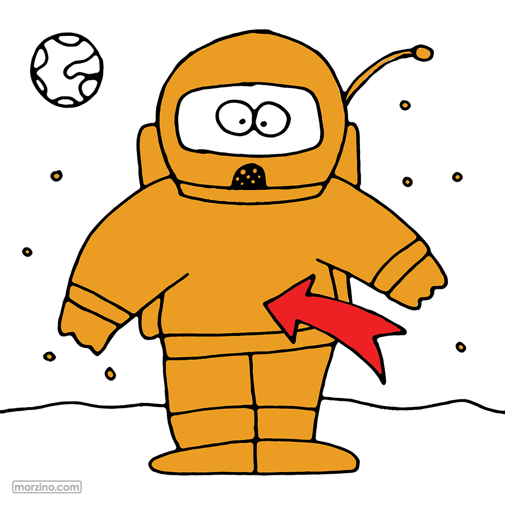 Bildwierderbuch: Astronautekostüm