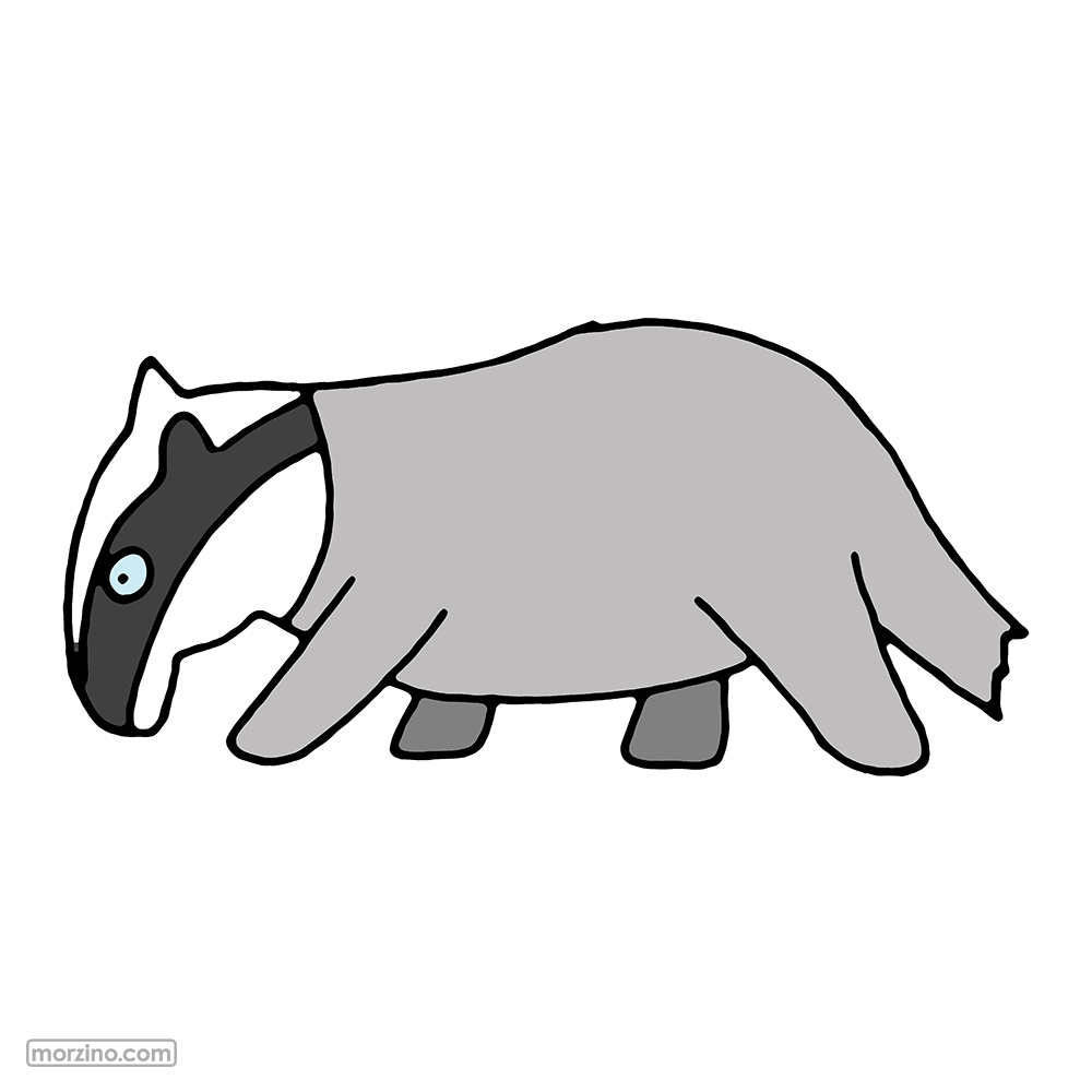 Bildwörterbuch: Dachs