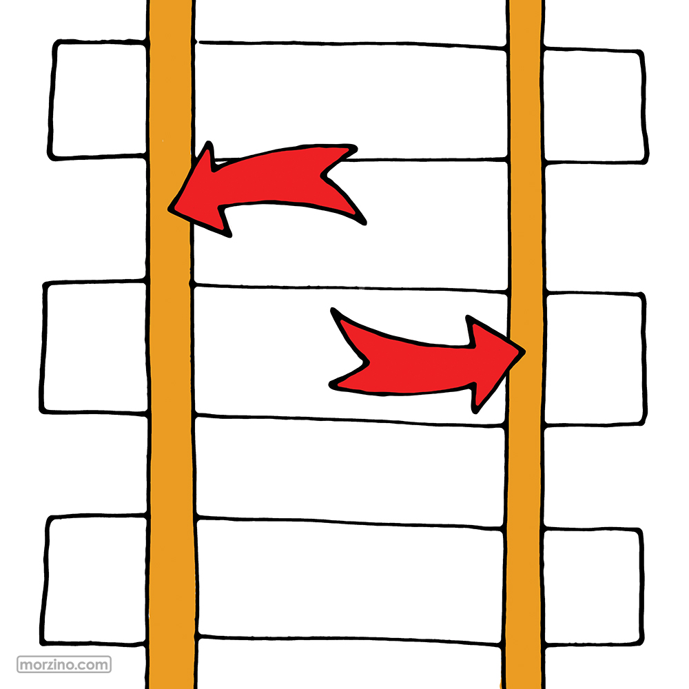 Bildwörterbuch: Schienen