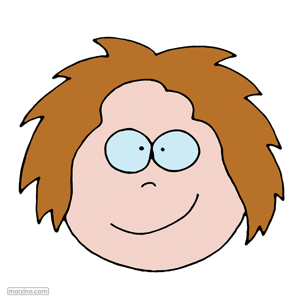 Bildwörterbuch: Ich lächle