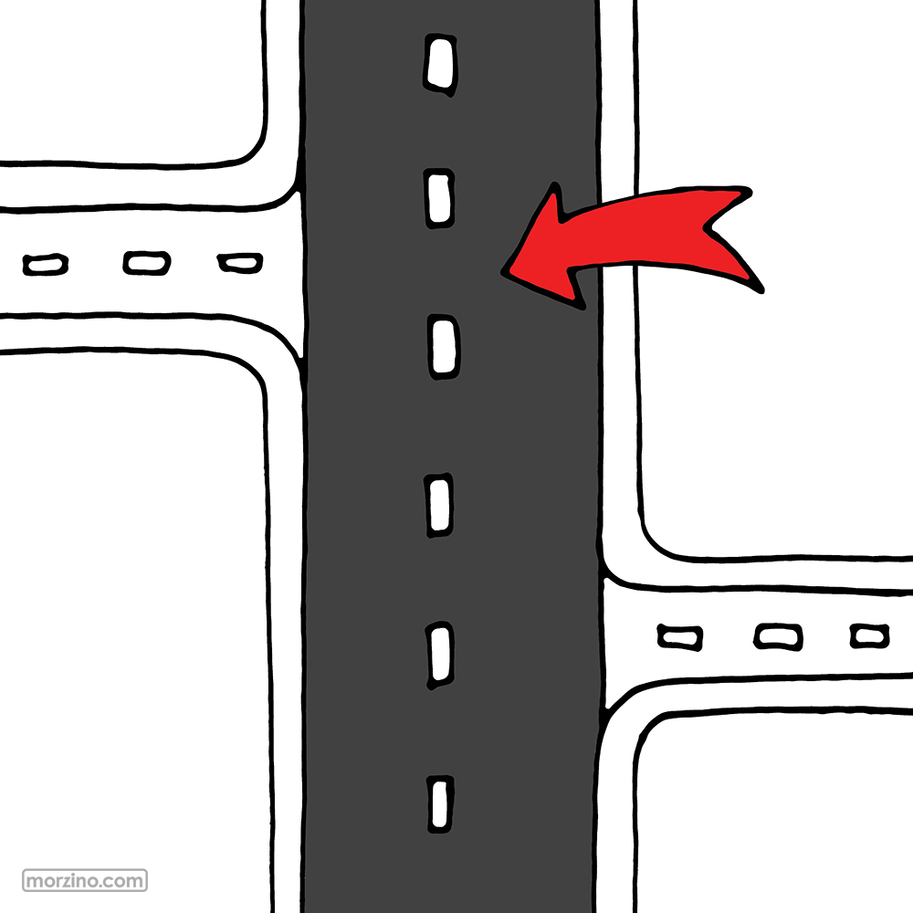 Bildwörterbuch: Hauptstraße