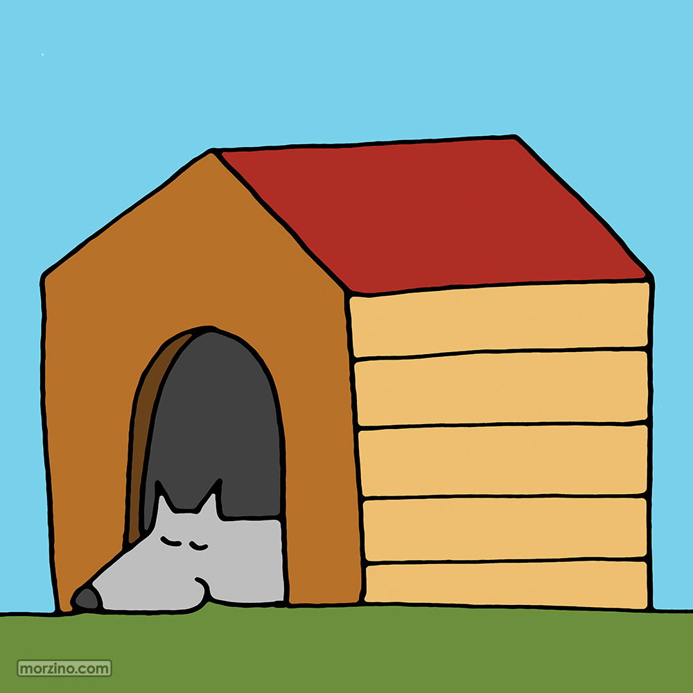 Bildwörterbuch: Hundehütte