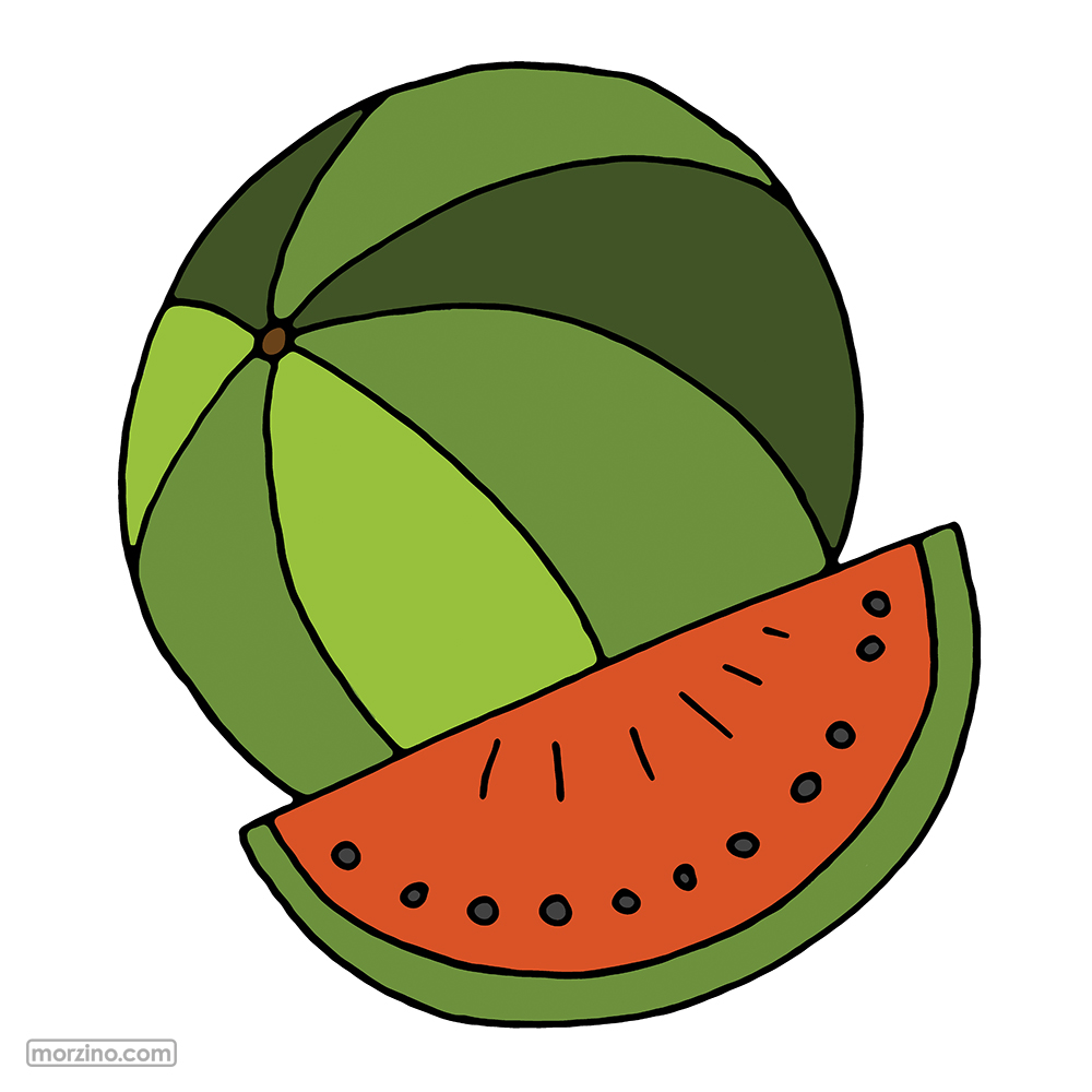 Bildwörterbuch: Wassermelone