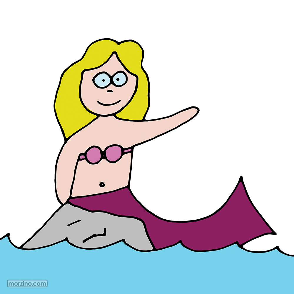 Bildwörterbuch: Meerjungfrau