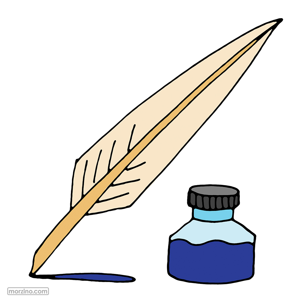 Bildwörterbuch: Schreibfeder