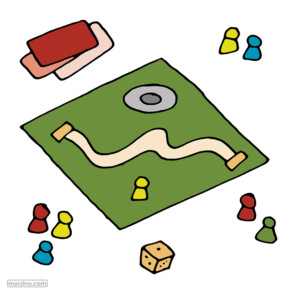 Bildwörterbuch: Brettspiel