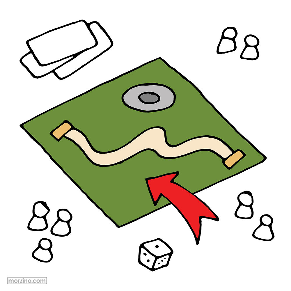 Bildwörterbuch: Spielbrett