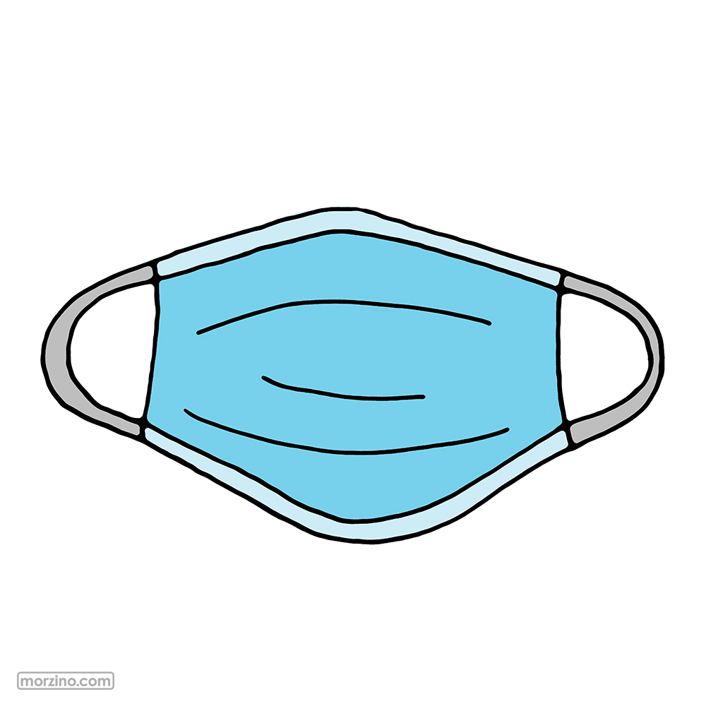 Bildwörterbuch: Chirurgische Maske