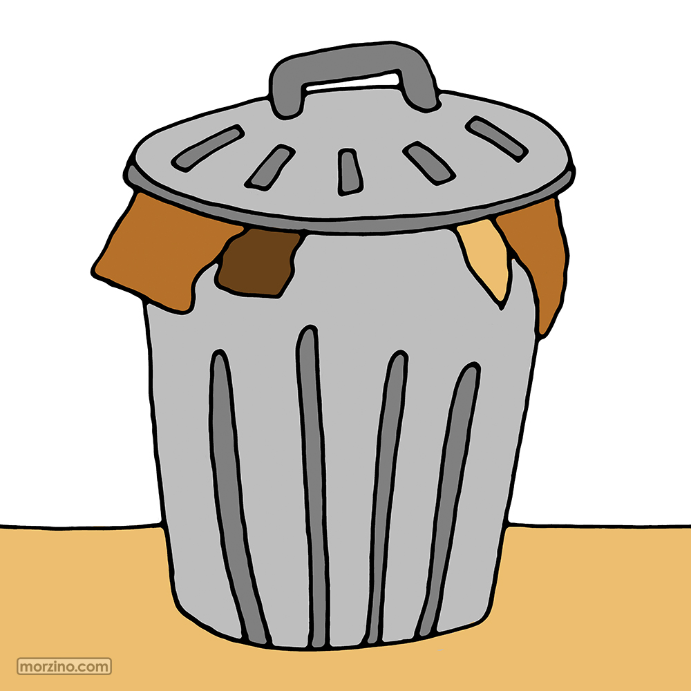 Bildwörterbuch: Mülleimer