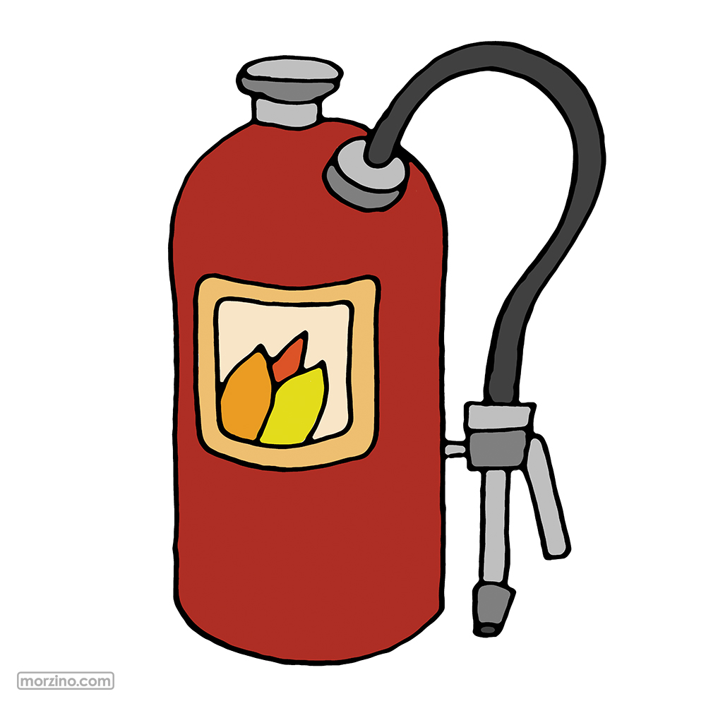 Bildwörterbuch: Feuerlöscher