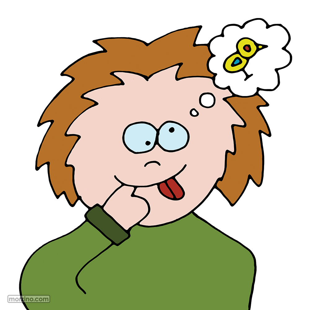 Bildwörterbuch: Dumm