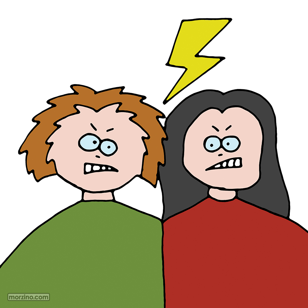 Bildwörterbuch: Streit