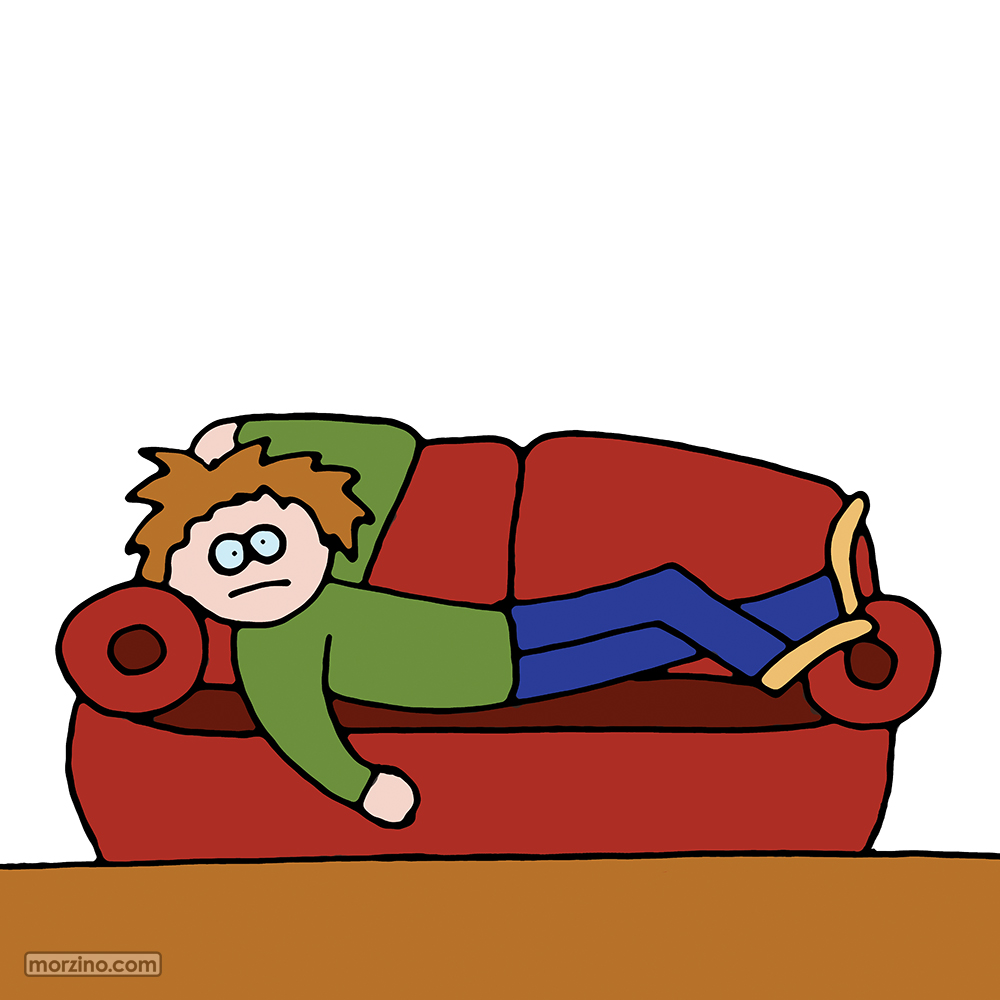 Bildwörterbuch: Faul