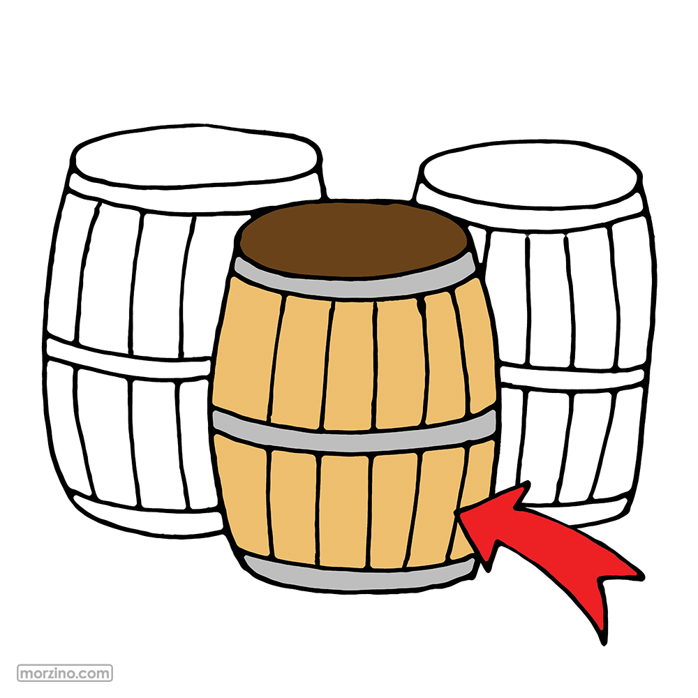 Bildwierderbuch: Holzfaass