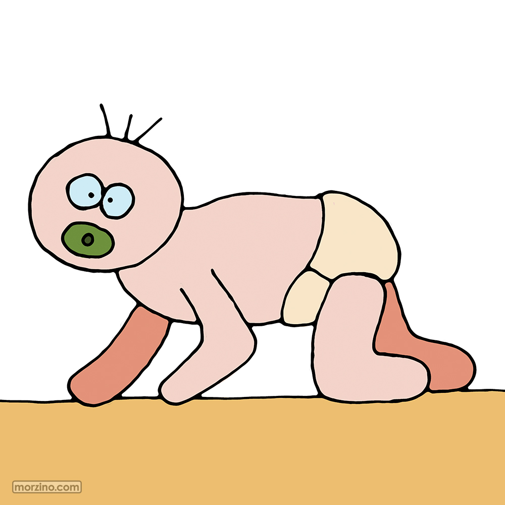 Bildwierderbuch: Ech krabbelen