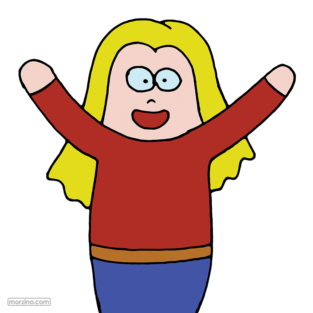 Bildwörterbuch: Froh