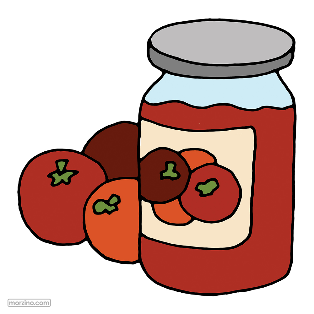 Bildwörterbuch: Tomatensoße