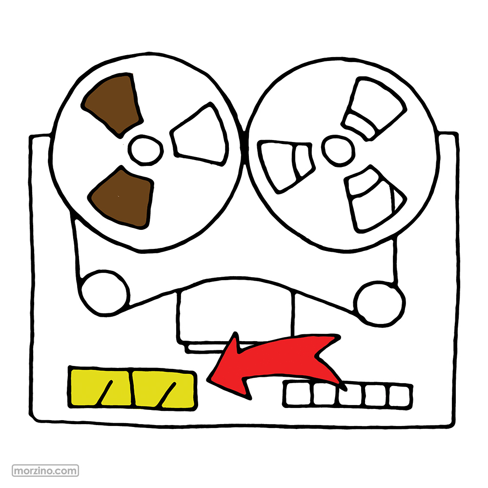 Bildwörterbuch: Pegelanzeige