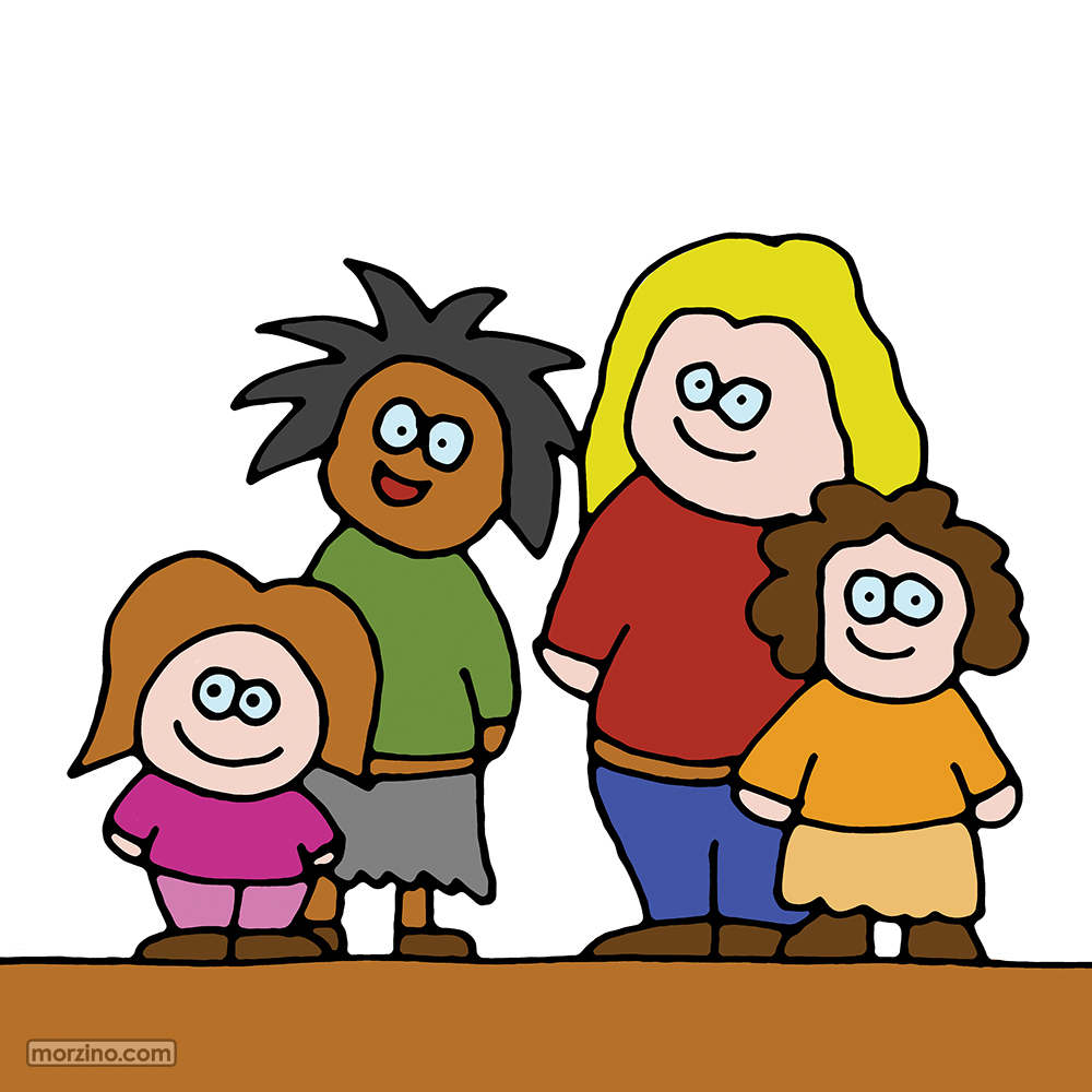 Bildwörterbuch: Mädchen