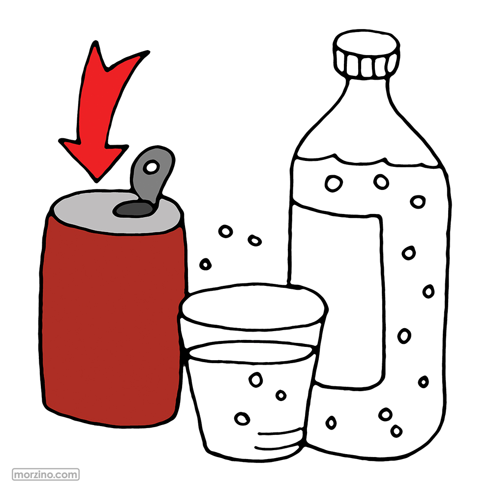 Bildwörterbuch: Dose Cola