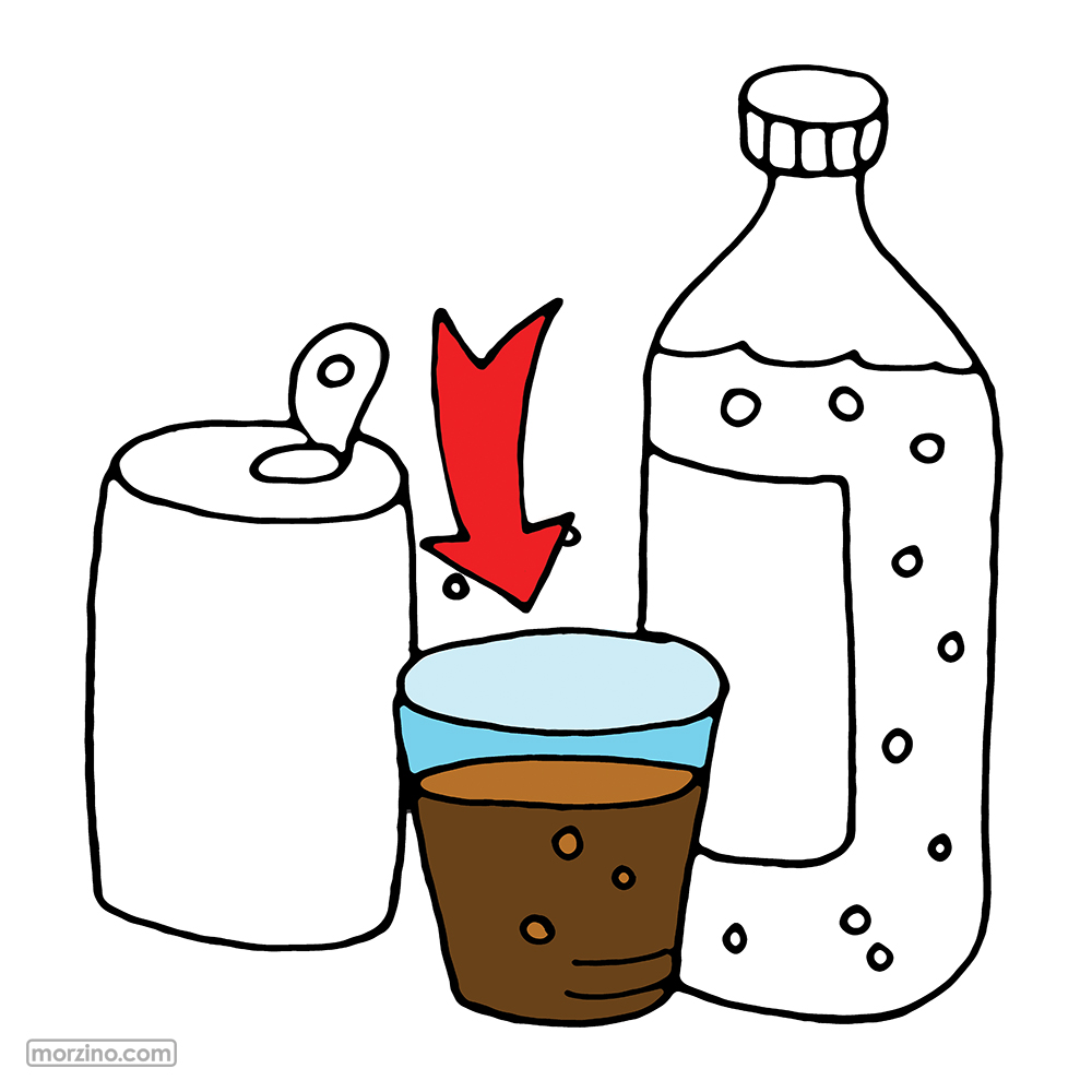 Bildwierderbuch: Glas Cola