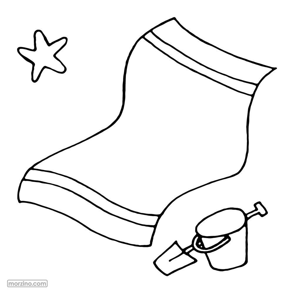 Ausmalbild: Seestern