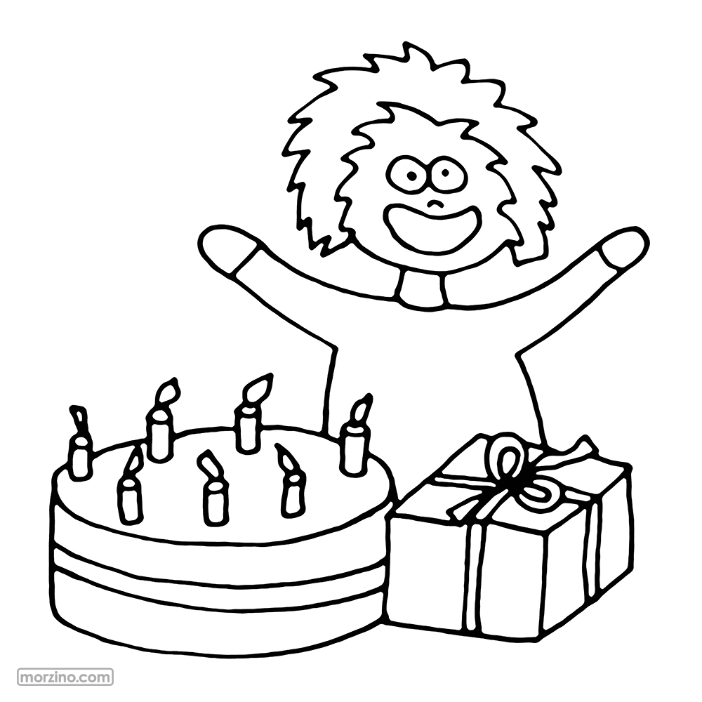 Ausmolbild: Gebuertsdagskuch