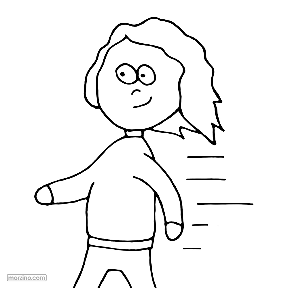 Ausmolbild: Ech fläisse mech