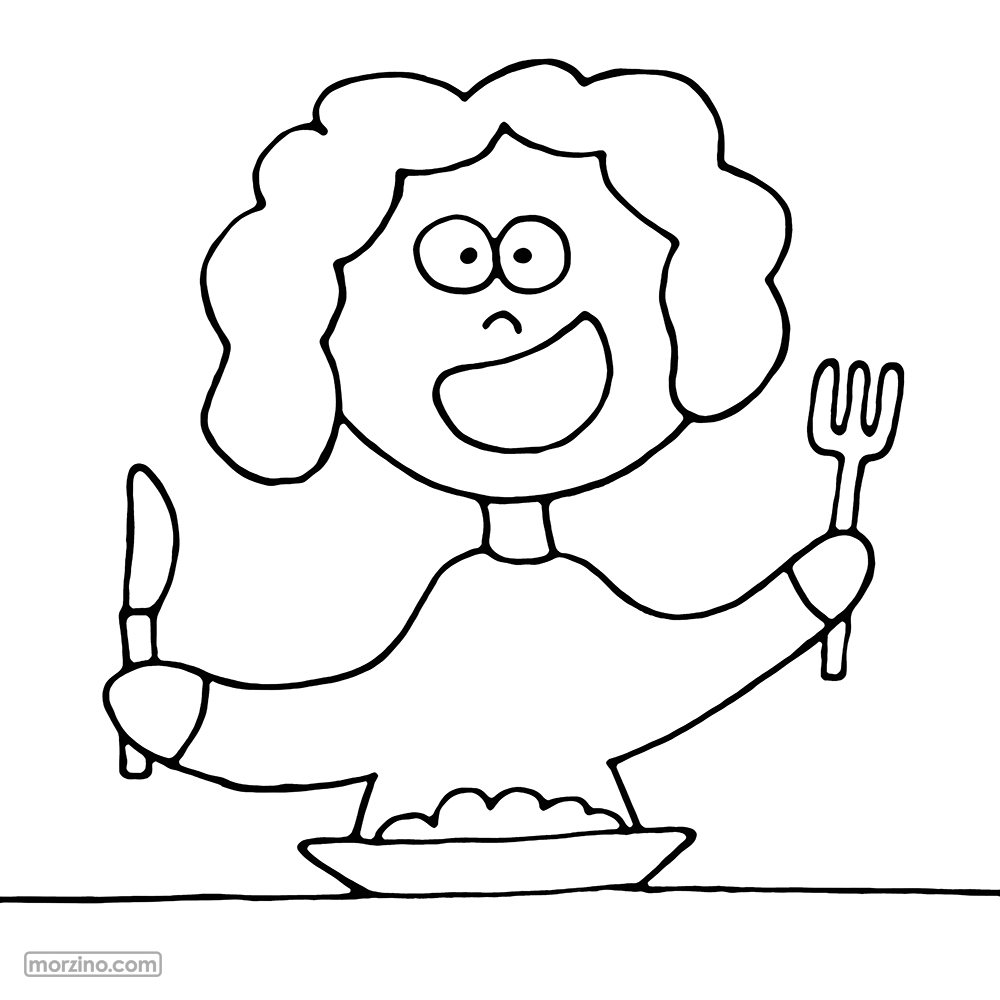 Ausmolbild: Ech iessen