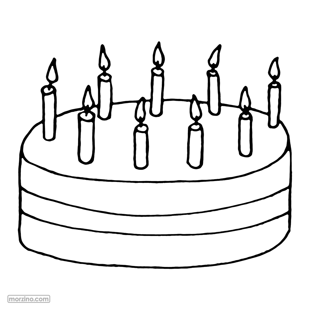 Ausmolbild: Gebuertsdagskuch