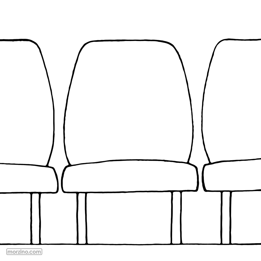 Ausmalbild: Sitze