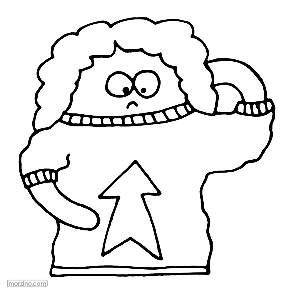 Ausmolbild: Ech dinn aus