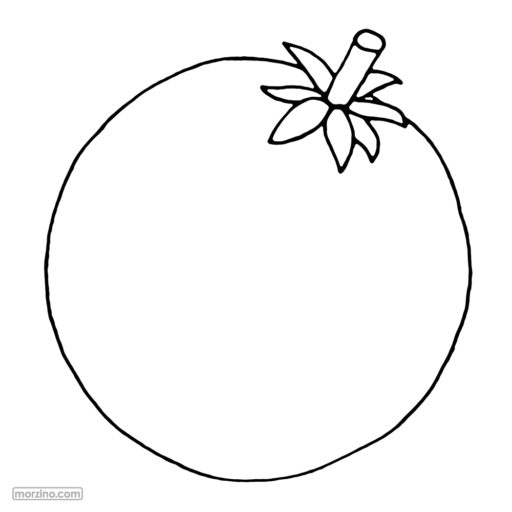 Ausmalbild: Tomaten
