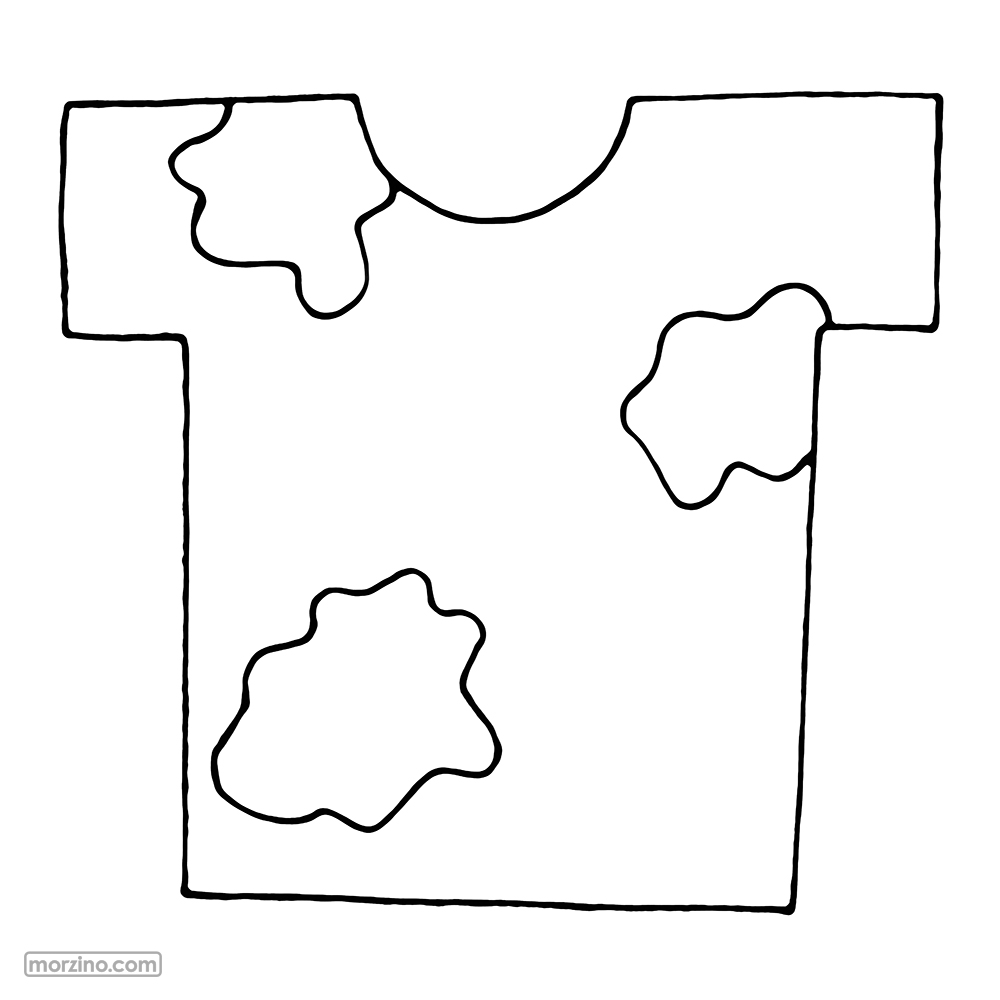 Ausmalbild: Schmutzig