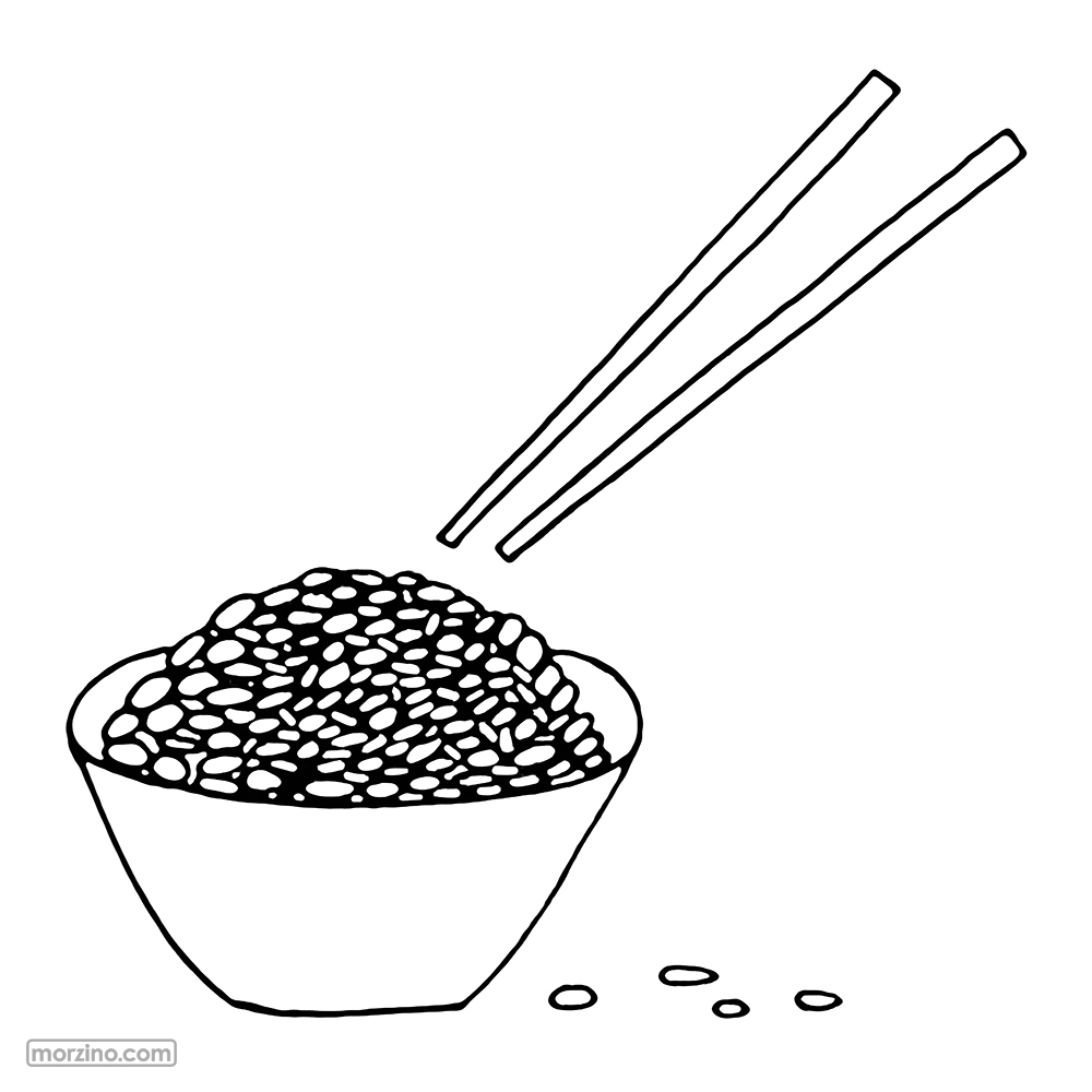 Ausmalbild: Stäbchen