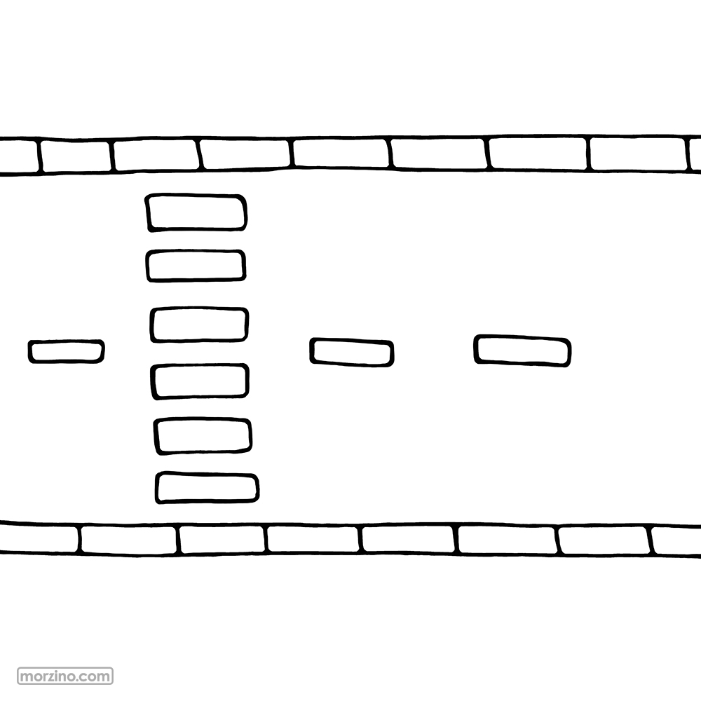 Ausmolbild: Zebrasträif