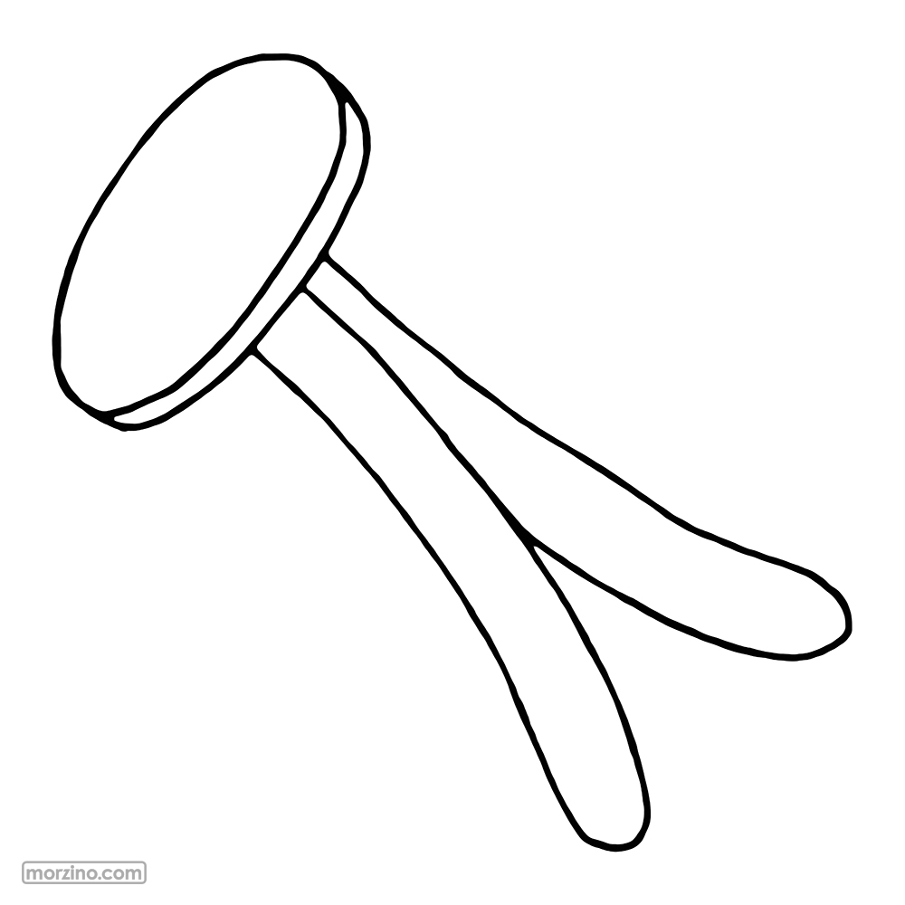 Ausmalbild: Musterklammer