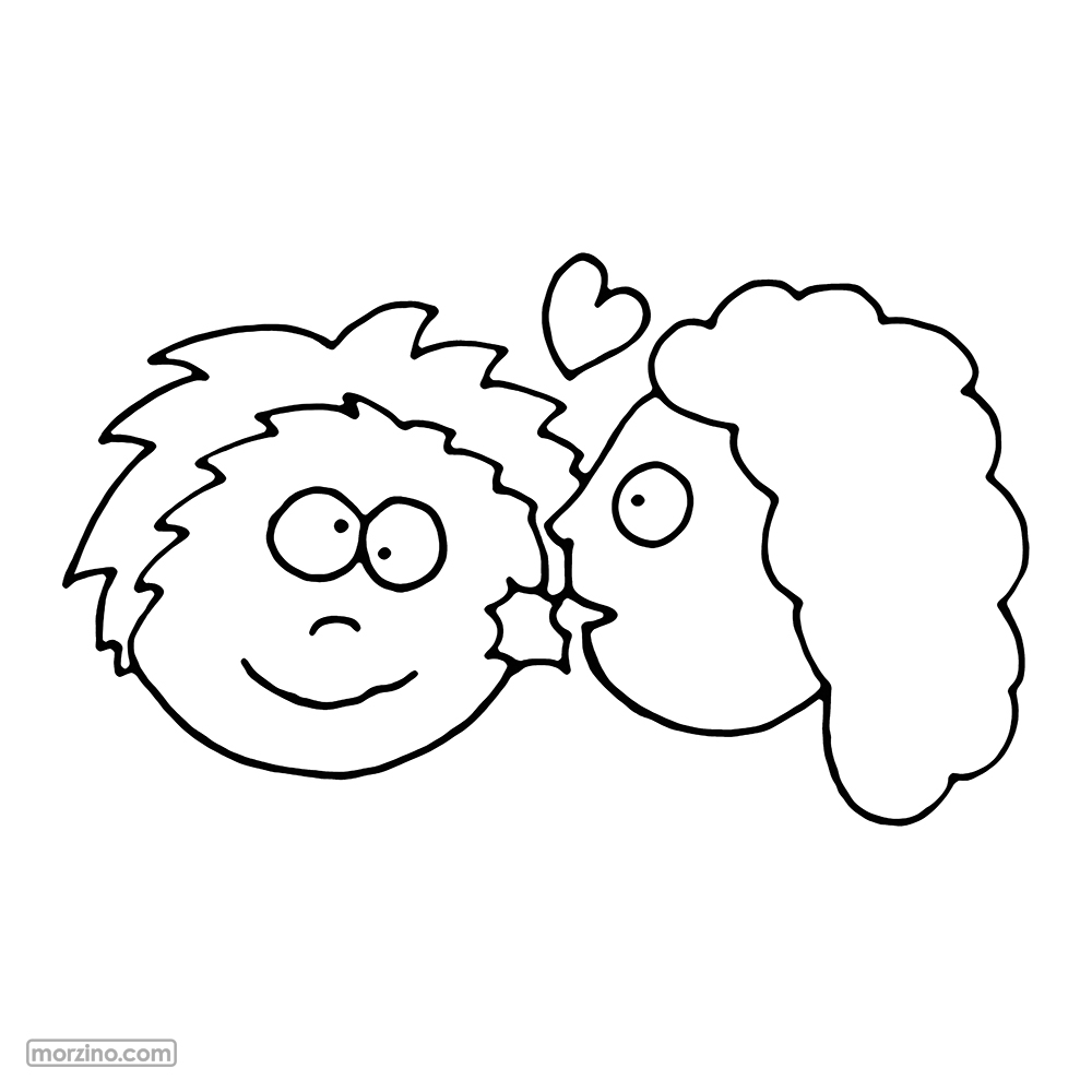 Ausmolbild: Ech kussen