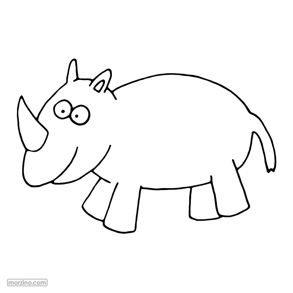Ausmolbild: Nashorn