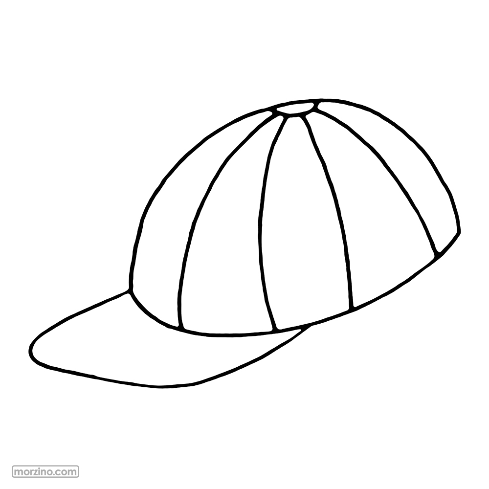 Ausmalbild: Kappe