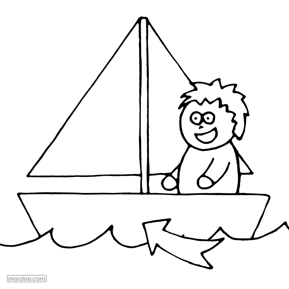 Bildwierderbuch: Segelboot