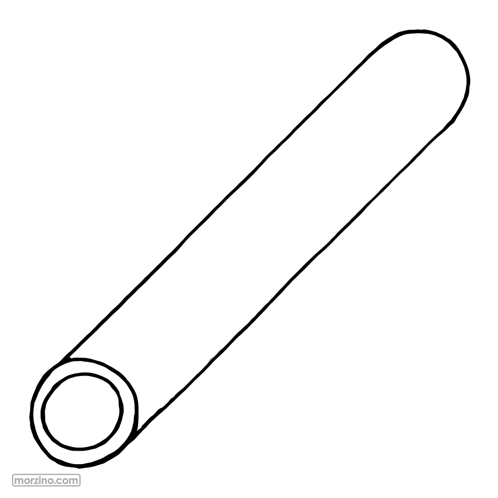 Ausmalbild: Rohr