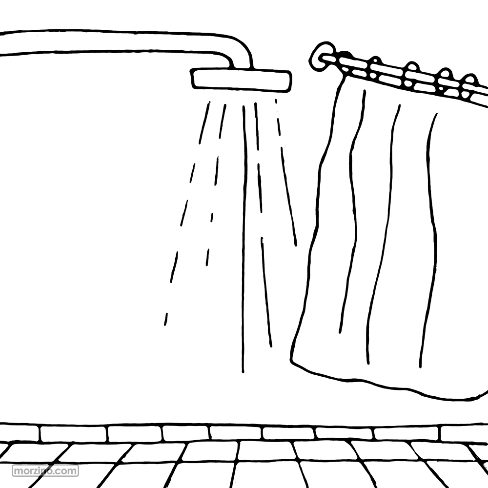 Ausmolbild: Duschrideau