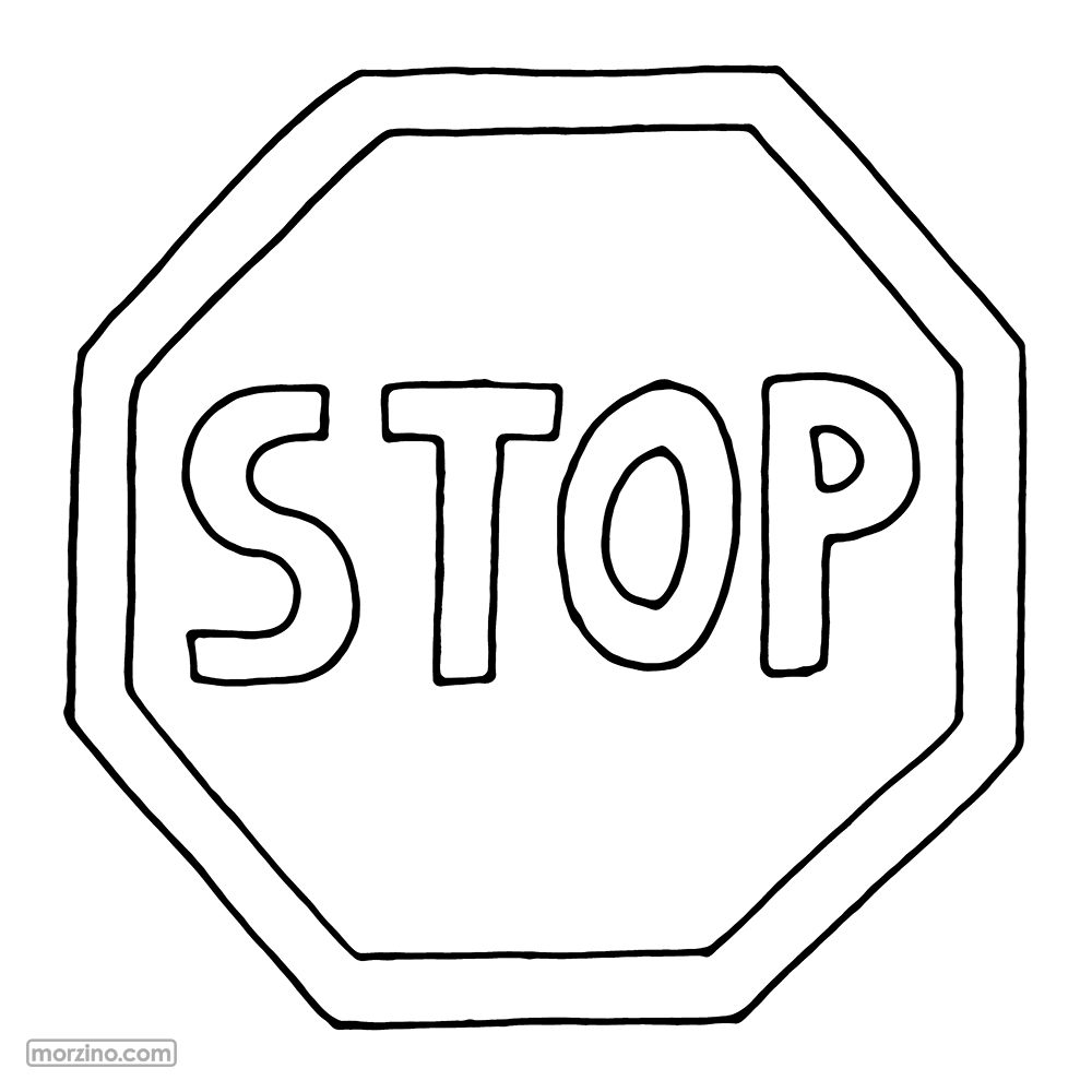 Ausmolbild: Stoppschëld