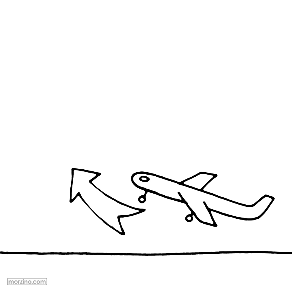 Ausmalbild: Abheben