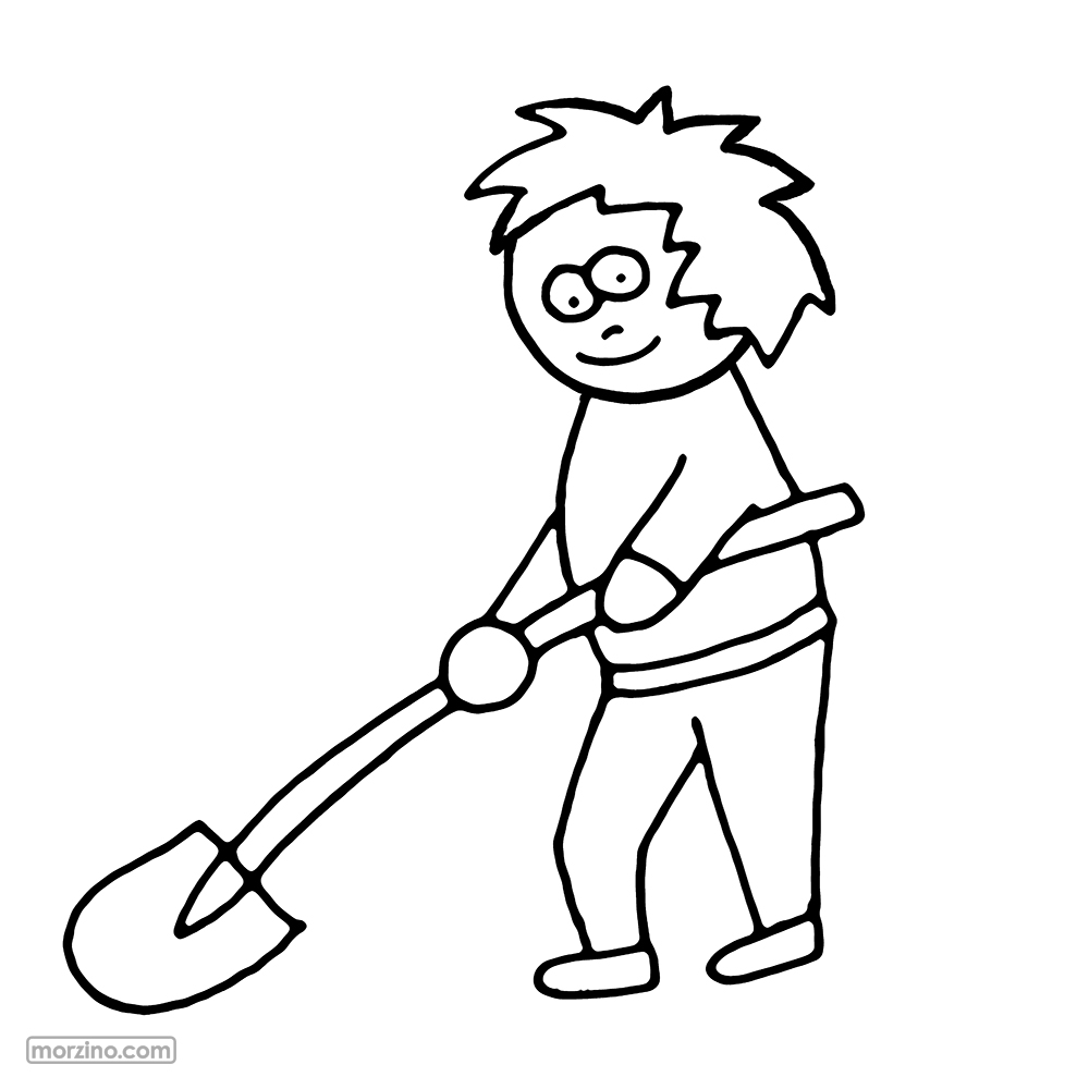 Ausmolbild: Ech schëppen